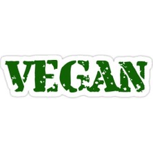Universal Vegan Savaşçı Sticker Araba Oto Arma Duvar Sticker Ev Dekoratif Çıkartma 15 cm