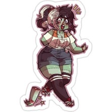 Universal Oopsıe Sticker Araba Oto Arma Duvar Sticker Ev Dekoratif Çıkartma 15 cm