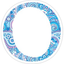 Universal O Harfi Sticker Araba Oto Arma Duvar Sticker Ev Dekoratif Çıkartma 15 cm