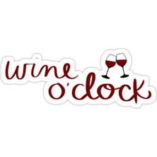 Universal Şarap Saat Sticker Araba Oto Arma Duvar Sticker Ev Dekoratif Çıkartma 15 cm