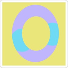 Universal O Sticker Araba Oto Arma Duvar Sticker Ev Dekoratif Çıkartma 15 cm