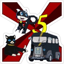 Universal Morgana Sticker Araba Oto Arma Duvar Sticker Ev Dekoratif Çıkartma 15 cm