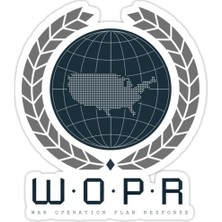 Universal Wopr Sticker Araba Oto Arma Duvar Sticker Ev Dekoratif Çıkartma 15 cm