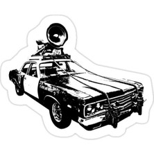 Universal Bluesmobile Sticker Araba Oto Arma Duvar Sticker Ev Dekoratif Çıkartma 15 cm