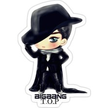 Universal Bıgbang.chıbı.mr.top Sticker Araba Oto Arma Duvar Sticker Ev Dekoratif Çıkartma 15 cm