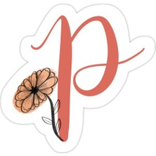 Universal P - Ilk Sticker Araba Oto Arma Duvar Sticker Ev Dekoratif Çıkartma 15 cm
