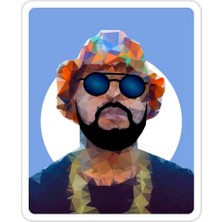 Universal Öğrenci Q Sticker Araba Oto Arma Duvar Sticker Ev Dekoratif Çıkartma 15 cm