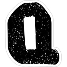 Universal Q Sticker Araba Oto Arma Duvar Sticker Ev Dekoratif Çıkartma 15 cm