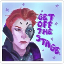 Universal Moira - Overwatch Sticker Araba Oto Arma Duvar Sticker Ev Dekoratif Çıkartma 15 cm