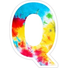 Universal Q Harfi Sticker Araba Oto Arma Duvar Sticker Ev Dekoratif Çıkartma 15 cm