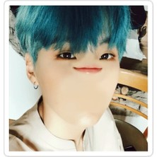 Universal Burunsuz Yoongi Sticker Araba Oto Arma Duvar Sticker Ev Dekoratif Çıkartma 15 cm