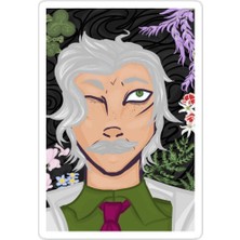 Universal Coomer Portre Sticker Araba Oto Arma Duvar Sticker Ev Dekoratif Çıkartma 15 cm