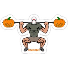 Universal Squatober Sticker Araba Oto Arma Duvar Sticker Ev Dekoratif Çıkartma 15 cm