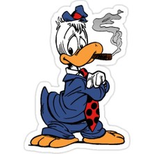 Universal Howard Ördek Sticker Araba Oto Arma Duvar Sticker Ev Dekoratif Çıkartma 15 cm