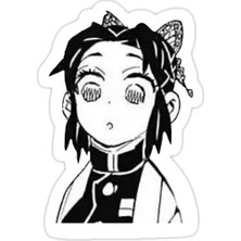 Universal Shinobu 'o' Sticker Araba Oto Arma Duvar Sticker Ev Dekoratif Çıkartma 15 cm