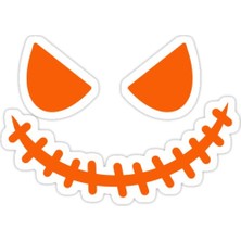 Universal Kabak Yüz Sticker Araba Oto Arma Duvar Sticker Ev Dekoratif Çıkartma 15 cm