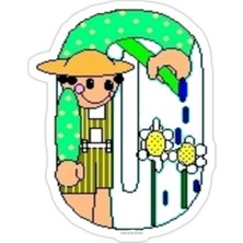 Universal O Sticker Araba Oto Arma Duvar Sticker Ev Dekoratif Çıkartma 15 cm