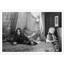 Universal Janis Joplin Sticker Araba Oto Arma Duvar Sticker Ev Dekoratif Çıkartma 15 cm