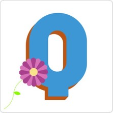 Universal Q Harfi Sticker Araba Oto Arma Duvar Sticker Ev Dekoratif Çıkartma 15 cm