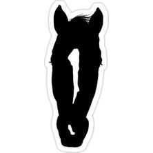 Universal Siluet-Q Sticker Araba Oto Arma Duvar Sticker Ev Dekoratif Çıkartma 15 cm