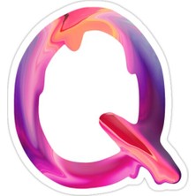 Universal Q Sticker Araba Oto Arma Duvar Sticker Ev Dekoratif Çıkartma 15 cm
