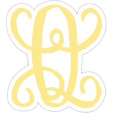 Universal Q Harfi Sticker Araba Oto Arma Duvar Sticker Ev Dekoratif Çıkartma 15 cm