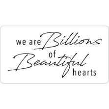 Universal Güzel Kalpler Sticker Araba Oto Arma Duvar Sticker Ev Dekoratif Çıkartma 15 cm