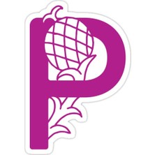 Universal P Harfi Sticker Araba Oto Arma Duvar Sticker Ev Dekoratif Çıkartma 15 cm