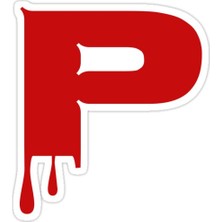 Universal P Sticker Araba Oto Arma Duvar Sticker Ev Dekoratif Çıkartma 15 cm