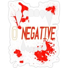 Universal O Negatif Sticker Araba Oto Arma Duvar Sticker Ev Dekoratif Çıkartma 15 cm