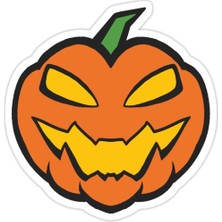 Universal Kabak Kalp Sticker Araba Oto Arma Duvar Sticker Ev Dekoratif Çıkartma 15 cm