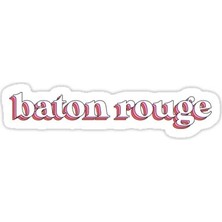 Universal Baton Rouge Sticker Araba Oto Arma Duvar Sticker Ev Dekoratif Çıkartma 15 cm