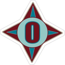 Universal O Harfi Sticker Araba Oto Arma Duvar Sticker Ev Dekoratif Çıkartma 15 cm