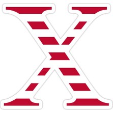 Universal Çizgili Chi Sticker Araba Oto Arma Duvar Sticker Ev Dekoratif Çıkartma 15 cm