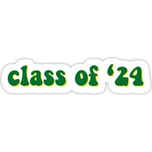 Universal 2024 Sınıfı Sticker Araba Oto Arma Duvar Sticker Ev Dekoratif Çıkartma 15 cm