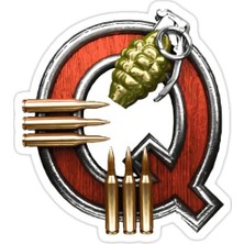 Universal Q Harfi Sticker Araba Oto Arma Duvar Sticker Ev Dekoratif Çıkartma 15 cm