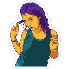 Universal Mina Sticker Araba Oto Arma Duvar Sticker Ev Dekoratif Çıkartma 15 cm