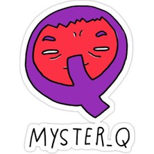 Universal Myster_q Sticker Araba Oto Arma Duvar Sticker Ev Dekoratif Çıkartma 15 cm