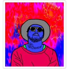 Universal Öğrenci Q Sticker Araba Oto Arma Duvar Sticker Ev Dekoratif Çıkartma 15 cm