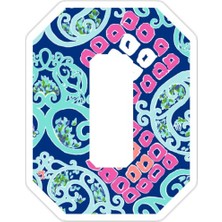 Universal O Harfi Sticker Araba Oto Arma Duvar Sticker Ev Dekoratif Çıkartma 15 cm