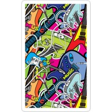 Universal Rock Müzik Sticker Araba Oto Arma Duvar Sticker Ev Dekoratif Çıkartma 15 cm