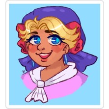 Universal Çiçek Kız Sticker Araba Oto Arma Duvar Sticker Ev Dekoratif Çıkartma 15 cm