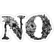 Universal Hayır Sticker Araba Oto Arma Duvar Sticker Ev Dekoratif Çıkartma 15 cm