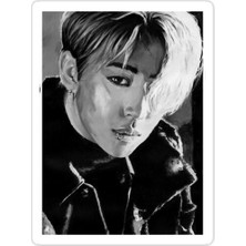 Universal Akrilik Daehyun Sticker Araba Oto Arma Duvar Sticker Ev Dekoratif Çıkartma 15 cm