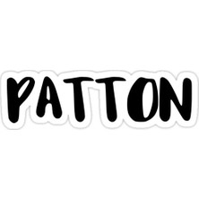 Universal Patton Sticker Araba Oto Arma Duvar Sticker Ev Dekoratif Çıkartma 15 cm