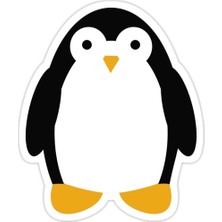 Universal Pj Penguen Sticker Araba Oto Arma Duvar Sticker Ev Dekoratif Çıkartma 15 cm