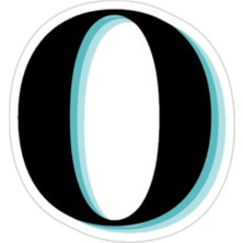 Universal O Harfi Sticker Araba Oto Arma Duvar Sticker Ev Dekoratif Çıkartma 15 cm