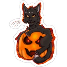 Universal Ürkütücü Kedi Sticker Araba Oto Arma Duvar Sticker Ev Dekoratif Çıkartma 15 cm