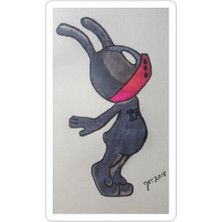 Universal Tatsmato Sticker Araba Oto Arma Duvar Sticker Ev Dekoratif Çıkartma 15 cm