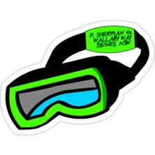 Universal P. Sherman Sticker Araba Oto Arma Duvar Sticker Ev Dekoratif Çıkartma 15 cm